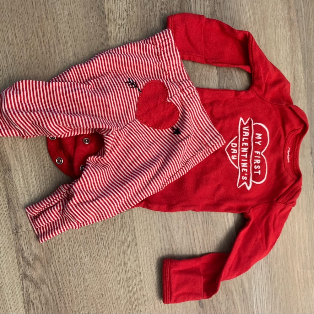 0-3 Months Valentine’s Day Outfits